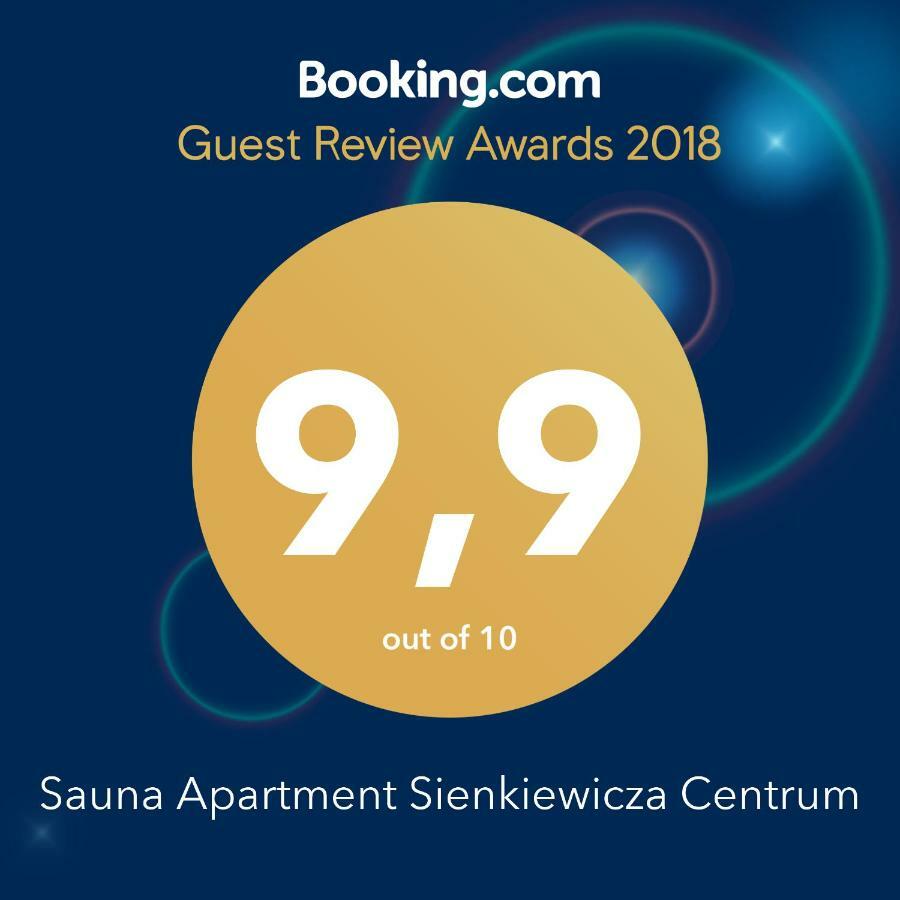 Family & Business Sauna Sienkiewicza No1 Centrum Plac Lliteratow- 1 Bedroom With Private Sauna, Bath With Hydromassage, Parking Leilighet Kielce